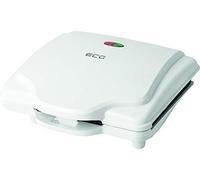 ECG S 1370 Piastra per Waffle, Plastica, Bianco