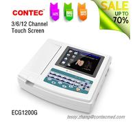 ECG1200G ECG a 12 canali, monitor ECG, software per elettrocardiografo touch