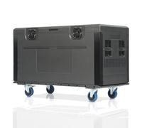 ECGOIOE Valigia da strada con ruote, 111,8 x 55,9 x 61 cm, professionale, impilabile, resistente, ATA, per attrezzatura audio professionale e DJ
