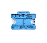 ECGs 7 Livelli Scheda Righello Portatile Guida di Riferimento ABS per ECG Efficiente Analisi con Guaina Protettiva per Sanità Cardiologia Strumento di Misurazione
