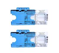 ECGs 7 Livelli Scheda Righello Portatile Guida di Riferimento ABS per ECG Efficiente Analisi con Guaina Protettiva per Sanità Cardiologia Strumento di Misurazione