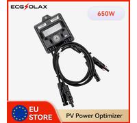 ECGSOLAX Optimizzatore di potenza fotovoltaica MPPT 650W Ingresso 12V-75V per sistema di pannelli solari Monitoraggio della tensione Anti-hotspot 650W IP68