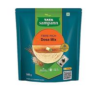 ECH Green Velly Sampann Fibre Rich Dosa Mix | Ready to Cook Breakfast Mix | Ready in 15 Minutes | Golden, Crispy & Tasty Dosas | Instant Dosa Batter| 500 g