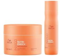 ECH Green Velly Wela Professionals INVIGO Nutri Enrich Deep Nourishing Mask (For Dry And Damaged Hair) 150 ml and Shampoo (For Dry And Damaged Hair) 250 ml Combo