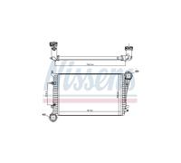 Echangeur/Intercooler NISSENS Radiatore Scambiatore Skoda Seat VW 3C0.145.803E