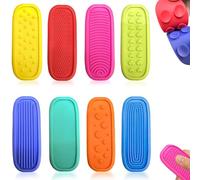 Echehi 8 Pezzi Giochi Sensoriali con Ventose, Antistress per Adulti e Bambini, Autismo ADHD Ansia, Fidget Toys Silenziosi per Ufficio, Aiuto alla Concentrazione