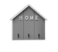 Echehi Decorativo Portachiavi da Parete, Installazione Autoadesiva o con Trapano in 3 Modi Portachiavi Parete, Appendichiavi da Muro Ingresso, Portachiavi da Muro per la casa. Grigio