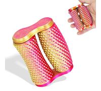 Echehi Fidget Toys Portatili, Giochi Sensoriali Stampato in 3D per Antistress e Ansia, Favorisce Concentrazione, Chiarezza, Esercizi per le Mani. Oro Sfumato
