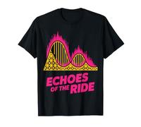 Echi del Ride Neon Rollercoaster Soundwave Maglietta