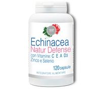 Echinacea Natur Defense 120 capsule con Vitamine A,C,E,D3,Zinco e Selenio