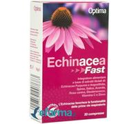 Echinacea - Optima Optima Echinacea Fast Integratore Benessere Vie Respiratorie 20 Compresse