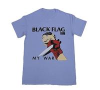 ECHJCG Black Flag My War T-Camicie e T-Shirt(Small)
