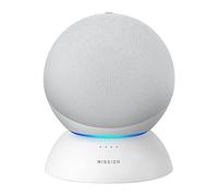 Echo (4ª generazione) | Bianco ghiaccio + Base batteria portatile | Bianco