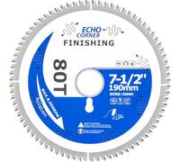 Echo Corner Disco per sega circolare in legno a taglio fine lucidato, foro 30 mm, segmento 25,4 mm
