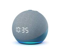 Echo Dot (4ª generazione) - Altoparlante intelligente con orologio e Alexa - Ceruleo