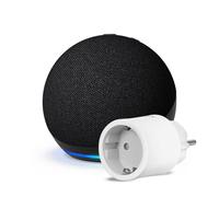 Echo Dot (5ª generazione) | Antracite + OSRAM SMART+ Presa intelligente con Matter, compatibile con Alexa - Kit di base per Casa Intelligente