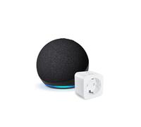 Echo Dot (5ª generazione) | Antracite + WiZ Presa intelligente, compatibile con Alexa - Kit di base per Casa Intelligente