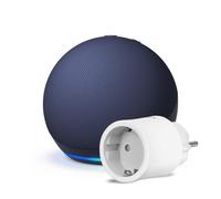 Echo Dot (5ª generazione) | Blu notte + OSRAM SMART+ Presa intelligente con Matter, compatibile con Alexa - Kit di base per Casa Intelligente