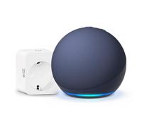 Echo Dot (5ª generazione) | Blu notte + WiZ Presa intelligente, compatibile con Alexa - Kit di base per Casa Intelligente
