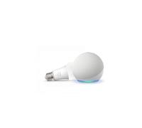 Echo Dot (Ultimo modello) con Alex Bianco Ghiaccio + Philips Hue White Lampadina LED Smart (E27), Bundle Illuminazione Intelligente con Controllo Vocale