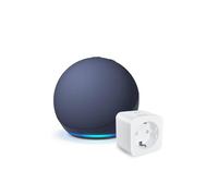 Echo Dot (Ultimo modello) con Alex Blu Notte + WiZ Smart Plug (Tipo F), Bundle Smart Home con Controllo Vocale