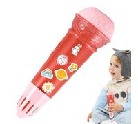Echo Microfono - PP 24,5 x 7,5 x 7,5 cm | Microfono eco amplificatore vocale, giocattolo per la promozione della voce per bambini, microfono eco canto giocattolo per bambini, gioco di canto, esercizio