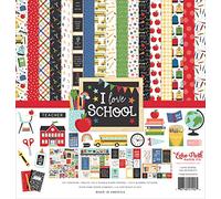 Echo Park Paper Company, Paper I Love School - Kit da collezione, 30 x 30 cm
