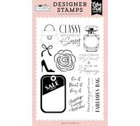 Echo Park Paper Moda: set di timbri Sassy, vari