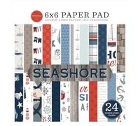 Echo Park Paper Seashore - Blocco di carta 6 x 6, vari