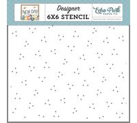 Echo Park Stencil 6"X6"-New Day Dots -ND267033