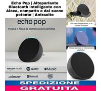 Echo Pop | Altoparlante Bluetooth intelligente con Alexa, compatto e Potente