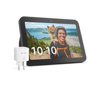 Echo Show 8 (3ª gen., modello 2023) | Antracite + Meross Matter Presa Smart, compatibile con Alexa - Kit di base per Casa Intelligente
