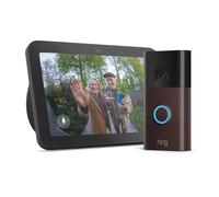 Echo Show 8 (Ultimo modello) | Anthracite + Ring videocitofono a batteria | Bronzo Veneziano