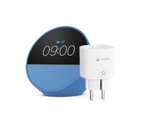 Echo Spot | Blu + Meross Matter Presa Smart, compatibile con Alexa - Kit di base per Casa Intelligente