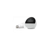 Echo Spot (Ultimo modello) con Alex Bianco Ghiaccio + Philips Hue White Lampadina LED Smart (E27), Bundle Illuminazione Intelligente con Controllo Vocale