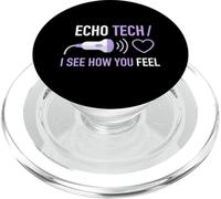 Echo Tech Vedo come ti senti cardiologia diagnostica medica PopSockets PopGrip per MagSafe