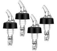 ECHOBUY 4pcs Measuring Dispenser 2cl Universal Bottle Dispenser Dosing Pourer for Wine Liqueurs, Cocktails And Oil, Dosatore Cocktail