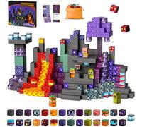 ECHOBUY Costruzioni Magnetiche, 100 Pezzi Giochi Cubi Magnetici, Blocchi Magnetic per Bambini Magnetic Building Blocks dai 3+ Giocattoli Montessori STEM Regali per Ragazzi e Ragazze