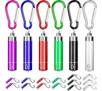 ECHOBUY Mini Torcia LED Portachiavi Bambini 14 Pezzi torcia portachiavi Portatile torcia tascabile per Bambini Gadget, Regalo di Festa Compleanno, Campeggio, All'aperto [Classe di efficienza energetic