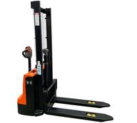 echoENG Carrello elevatore elettrico | Portata 1500 kg | Altezza di sollevamento 1600 mm | Ruote in PU | Lunghezza forche 1150 mm | Transpallet sollevatore elettrico per pallet