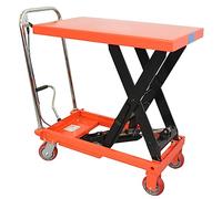 echoENG Carrello sollevatore con Piattaforma a Pantografo | Portata 500 kg | Altezza di sollevamento 900 mm | Dimensioni tavola 850x500 | Transpallet a forbice |MA SL CP50