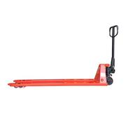 echoENG Transpallet manuale | Lunghezza forche lunghe 1800 mm | Portata 2000 kg | Ruote in PU | Carrello sollevatore pallet | MA SL E182