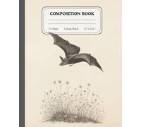 Echoes in the Dark | Antique Bat Illustration Journal | College Ruled Notebook for Writers & Learners: Perfect for creative notes, study, and everyday reflections