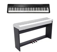 Echord EP-88 BLK Pianof. Digit. 88T Pesati H.Action Nero + Echord WS10 BLK Supp.