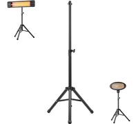 Echos Supporto universale per riscaldatore, supporto per riscaldatore, supporto mobile, treppiede da terrazza, telescopio a tre zampe 9013