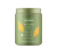 Echosline Ki-Power Veg Maschera Ricostruzione per Capelli Danneggiati 1000ml