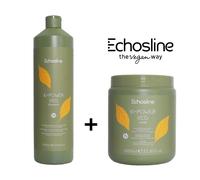 Echosline Ki-Power Veg Ricostruzione Shampoo 1000ml + Maschera 1000ml
