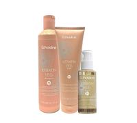 ECHOSLINE Kit Keratin Veg Shampoo 300ml + Mask 300ml + Fluid 100ml