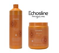 ECHOSLINE SELIAR ARGAN SHAMPOO 1000ML +MASCHERA 1000ML NUTRIENTE CAPELLI SECCHI