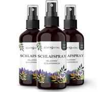Echt Vital Spray al Melatonina per il Sonno 3x50 ml Spray